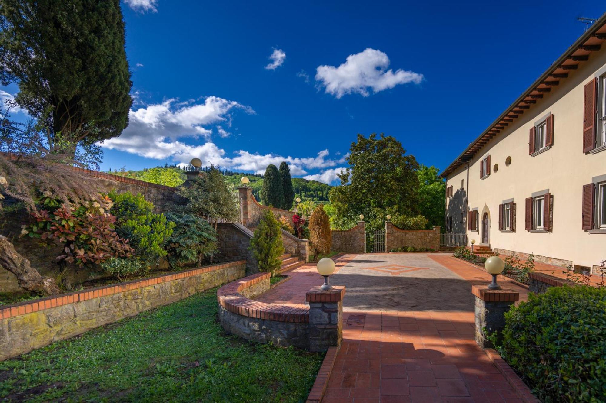 Villa D'Epoca Carniani Arezzo Bagian luar foto