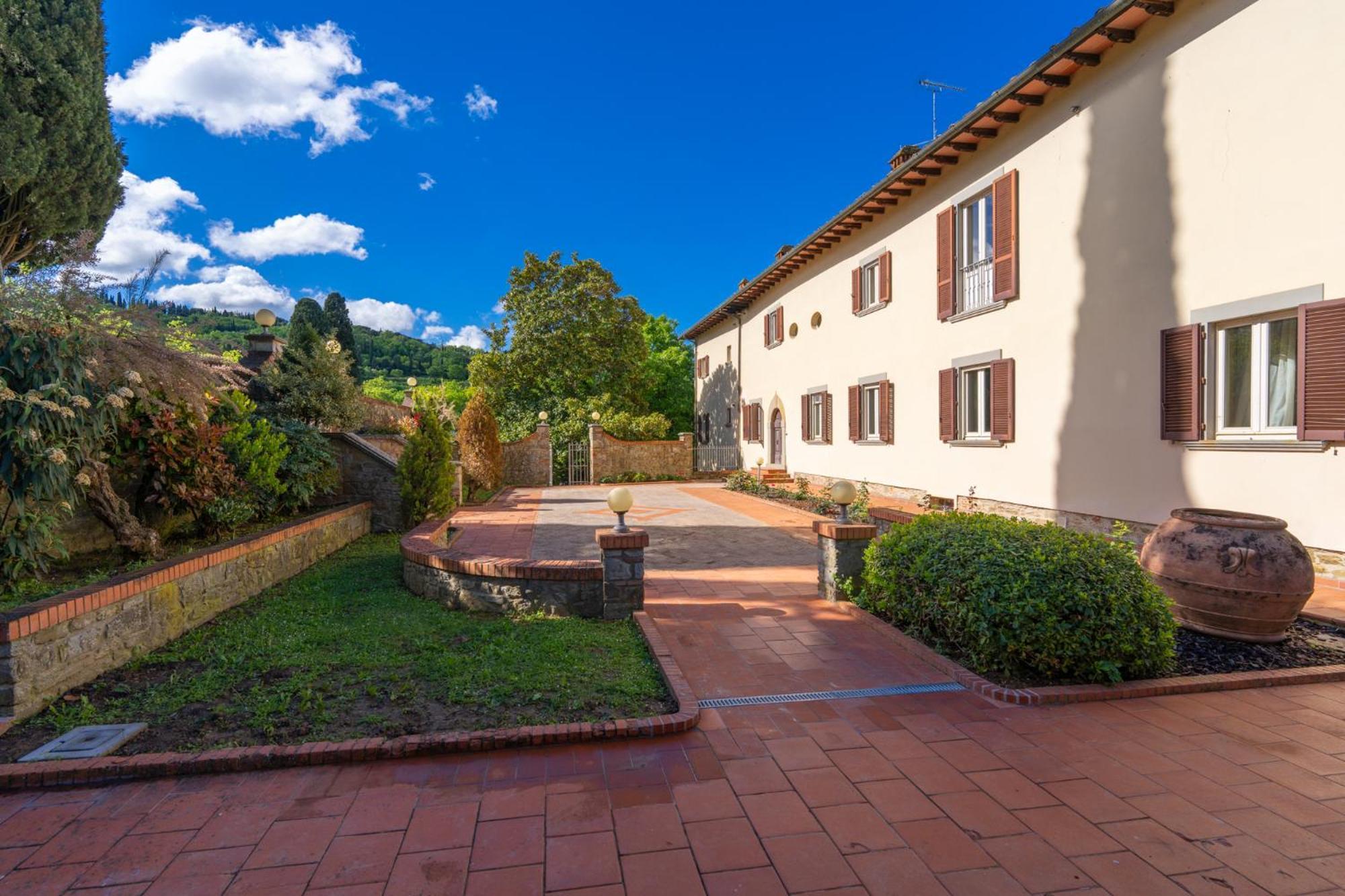 Villa D'Epoca Carniani Arezzo Bagian luar foto