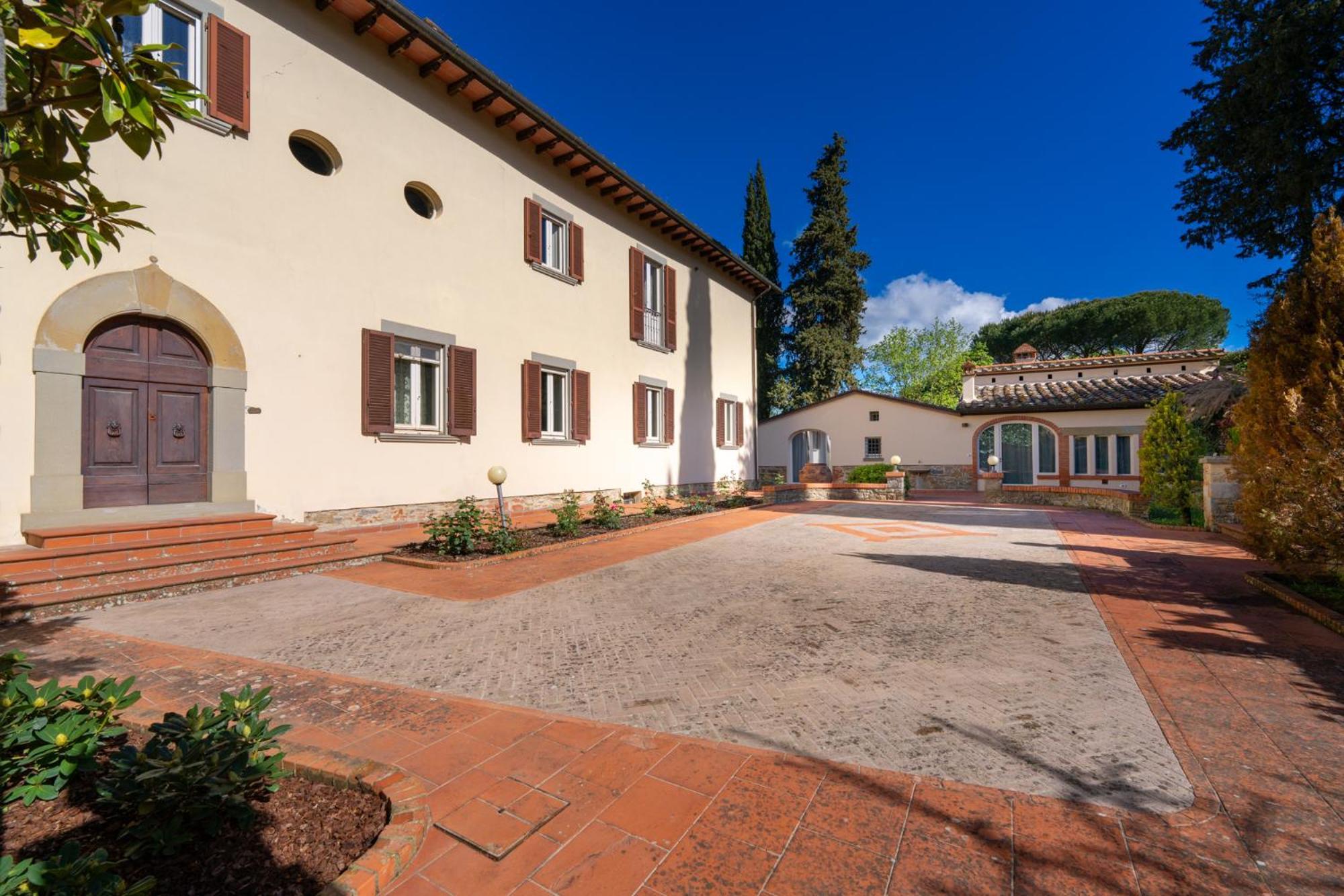Villa D'Epoca Carniani Arezzo Bagian luar foto